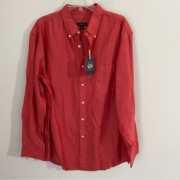 Club Room Men’s Button Down Regular Fit Shirt XL - Picture 1 of 3